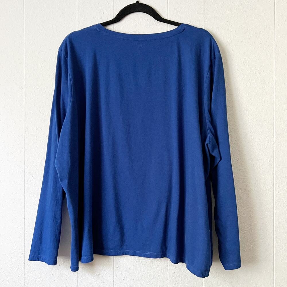 Dip Womens Long Sleeve T-Shirt 3X Organic Cotton Breathable Baselayer Minimalist - Picture 6 of 12